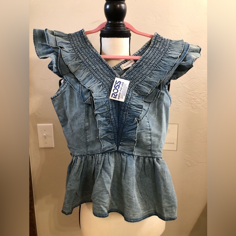 Denim top
